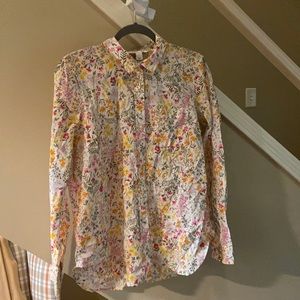 Old Navy Floral Button-up Shirt